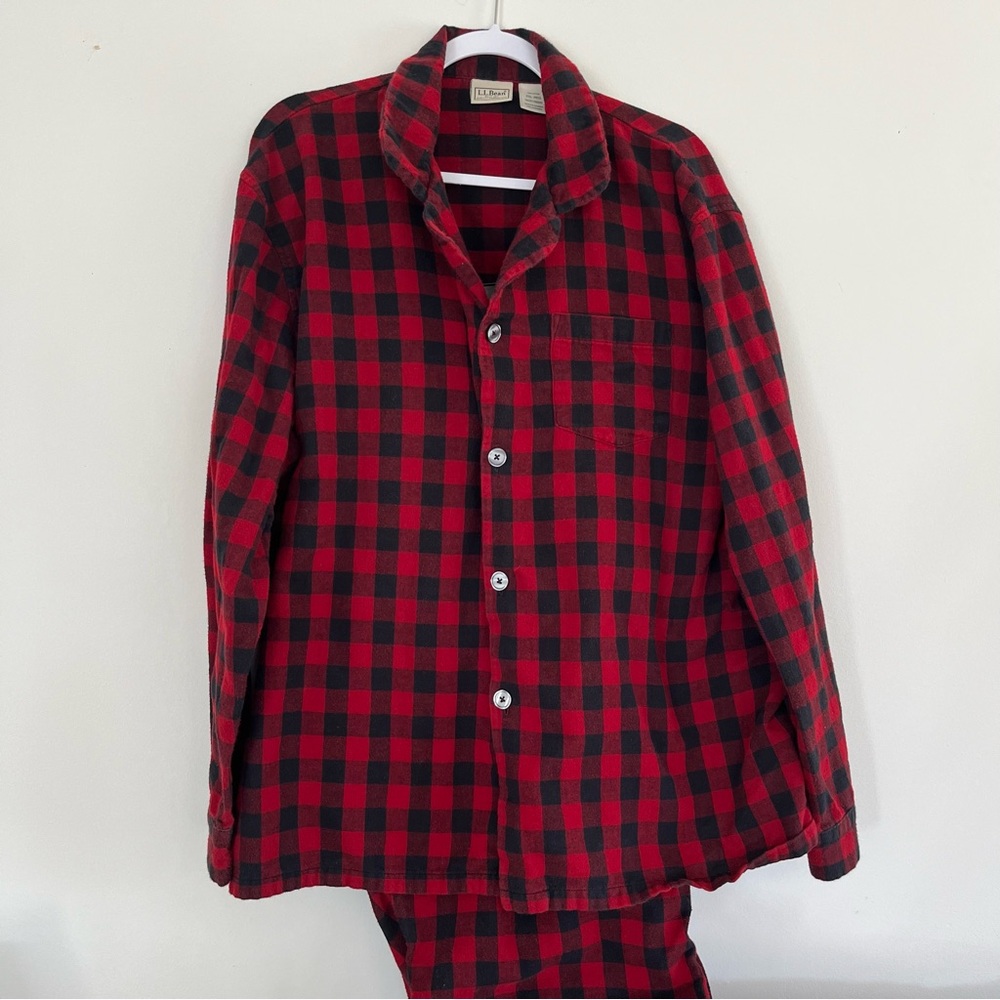 L.L. Bean Buffalo Plaid 🦬 Cotton Pajamas | XXL